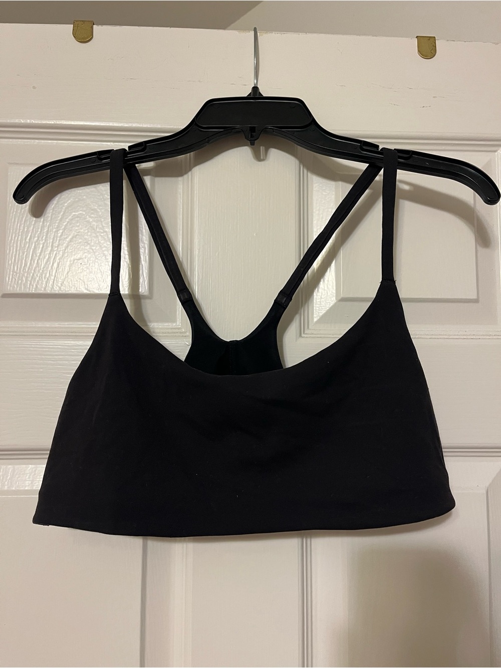 Lululemon Wunder Train Black Racer Bra